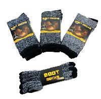 3pr Thermal Boot Socks 9-13 [Assorted] Variegated